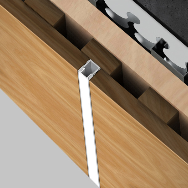 LED-профиль slim врезной анодированный COLORS 2.5 метра (LS0709_2,5) - фото №1