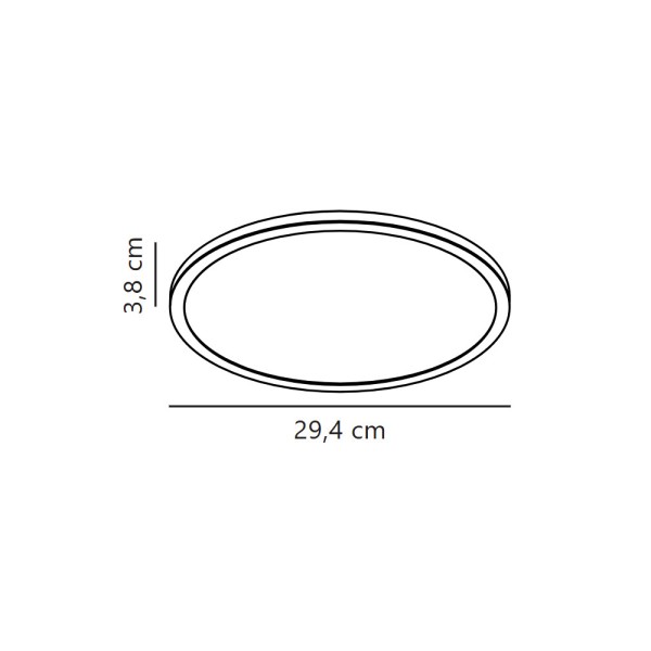 Потолочный светильник с датчиком движения Nordlux 2110456101 Oja LED 1x15W 2700K 1600Lm IP54 белый - фото №3