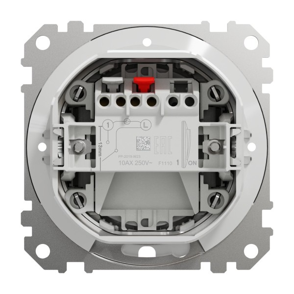 Одноклавішний вимикач Schneider Electric Sedna Design SDD211101 IP44 білий - фото №4
