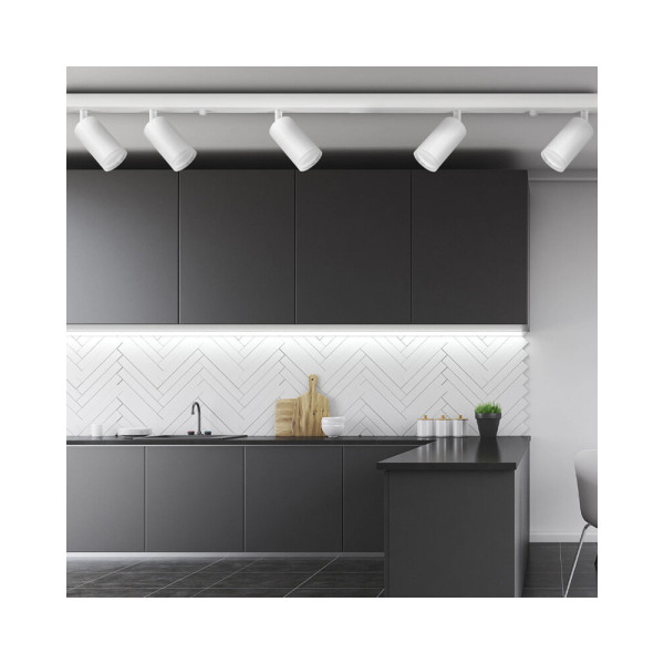 Светильник поворотный, спот Goldlux 327789 London GU10 6x10W IP20 Белый - фото №1