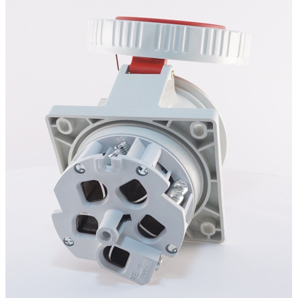Похилий силовий роз'єм WALTHER WL579 (3P+N+E) 125А 380V IP67 - фото №2