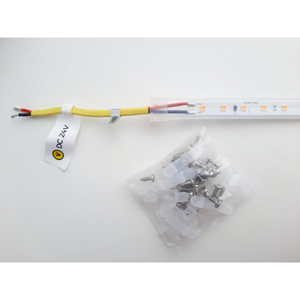 Термостойкая лента COLORS 80-3030-24V-IP65 4.8W 656Lm 4000K 5м (DS980-24V-10mm-IP65-NW) - фото №4