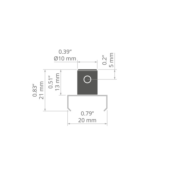 Головка KLUS 45-ST (KLUS_C28111N00) - фото №1