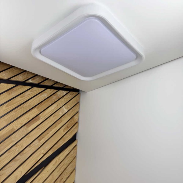 Світильник LED smart MILAN+пульт 72W 3000-6000K IP20 квадрат ( 220215 )