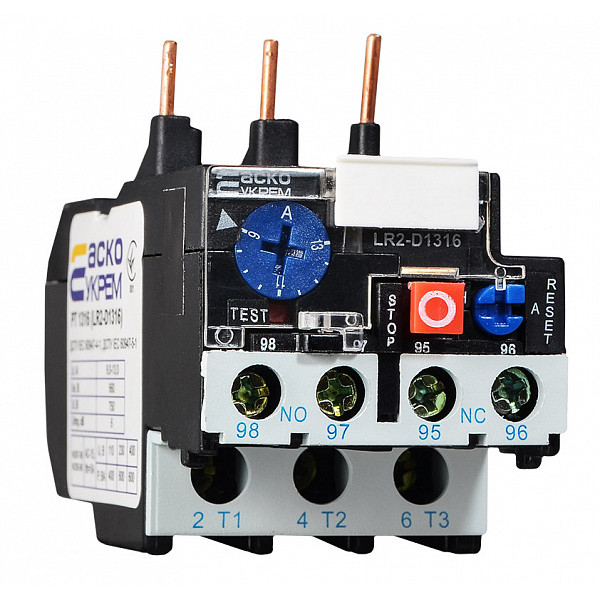 Тепловое реле Аско-Укрем PT 1316 9,0-13,0А LR2-D1316 (A0040060012)