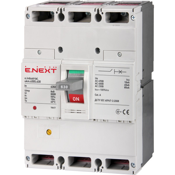 Силовой автоматический выключатель E.Next e.industrial.ukm.630S.630 3р 630А (i0010011)