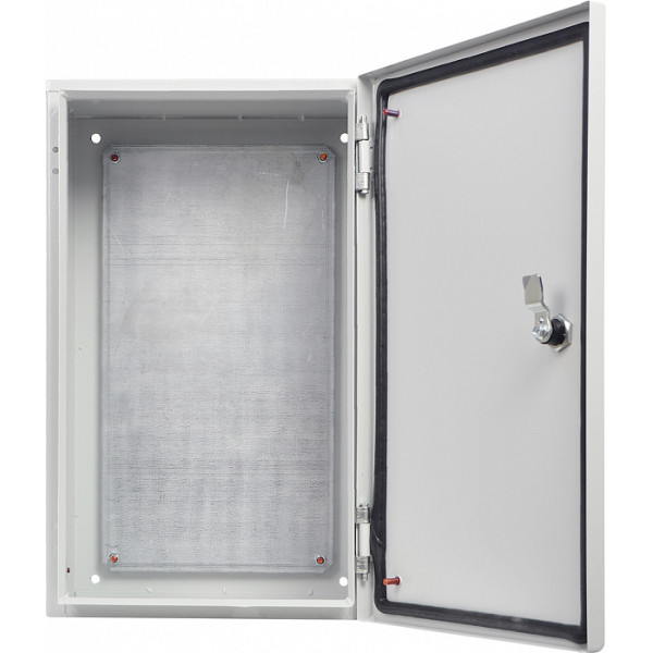 Металевий корпус Аско-Укрем Ubox з монтажною панеллю 500х300х200мм IP54 - фото №2