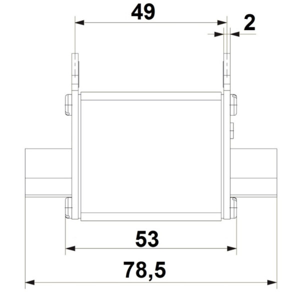 Плавка вставка Schrack ISP00025 NH 25A размер 000+00 - фото №2