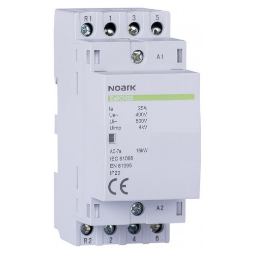 Модульний контактор NOARK Ex9CH25 22 220В 25А 2NC+2NO (102414)