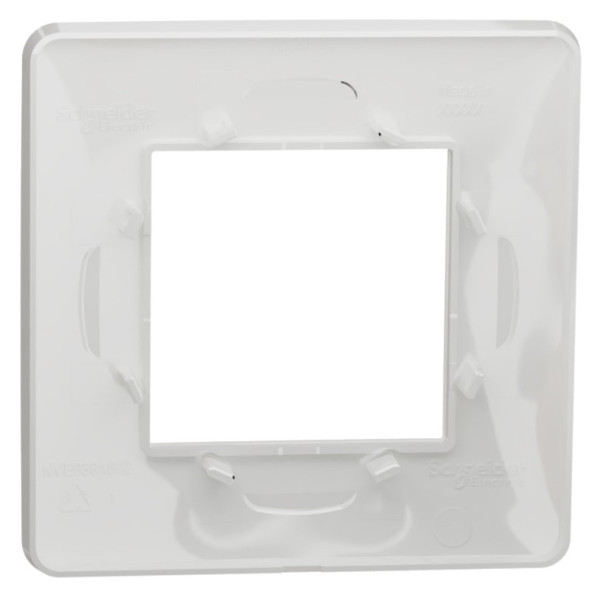 Однопостова рамка Schneider Electric NU200218 (біла) - фото №1