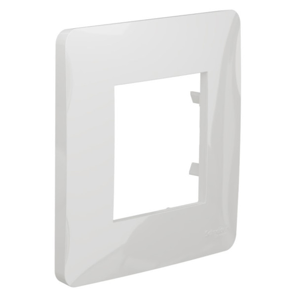 Однопостова рамка Schneider Electric NU200218 (біла) - фото №2