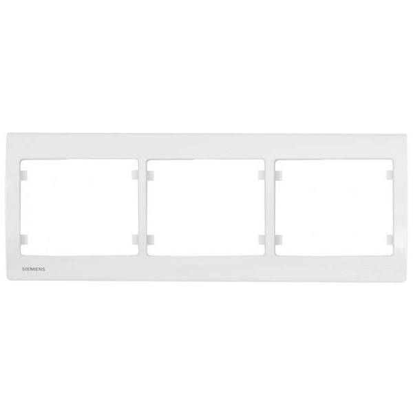 Потрійна рамка Siemens Iris S18003 (біла)
