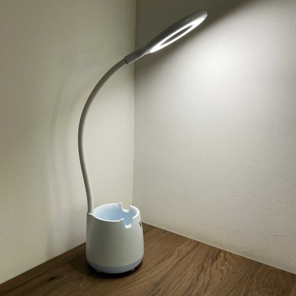 Настільна лампа з акумулятором LED BASKET 6W 4200К блакитна Violux ( 540301 ) - фото №1