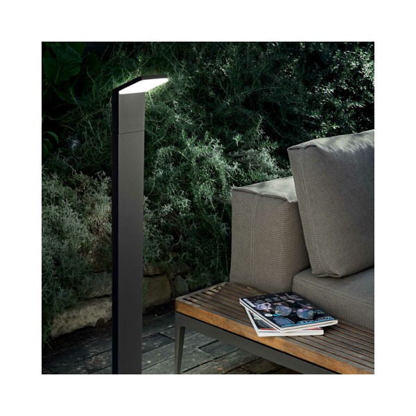 Вуличний світильник Ideal Lux 322353 Syle pt Led 1x9W 4000K 1100Lm IP54 Grey - фото №1