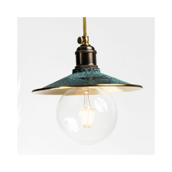 Підвісний світильник, люстра PikArt 610 зелена патина