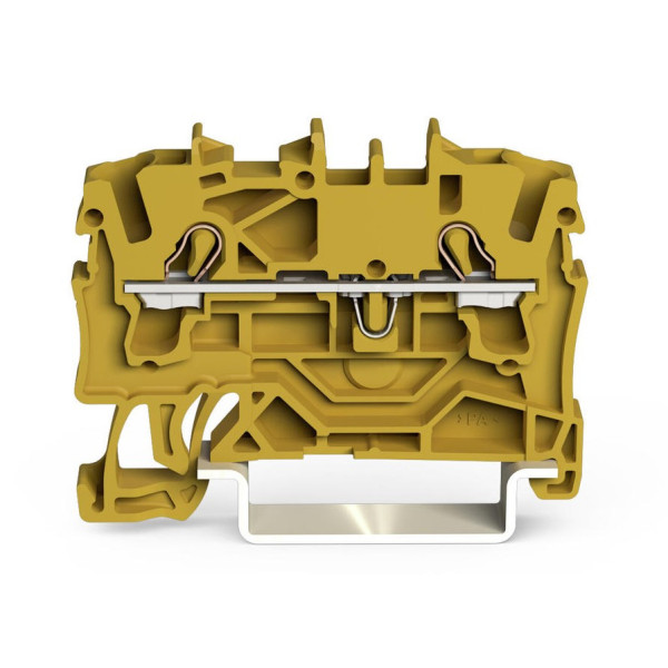 Клемма Wago 2002-1206 Topjob S Ex 2,5мм² (желтая)