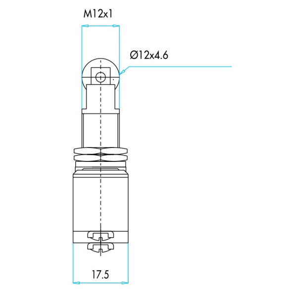 Конечный мини выключатель под винт EMAS MN1MUM8 - фото №5