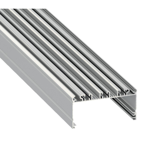 Профіль для світлодіодної стрічки Lumines LARGO срібло