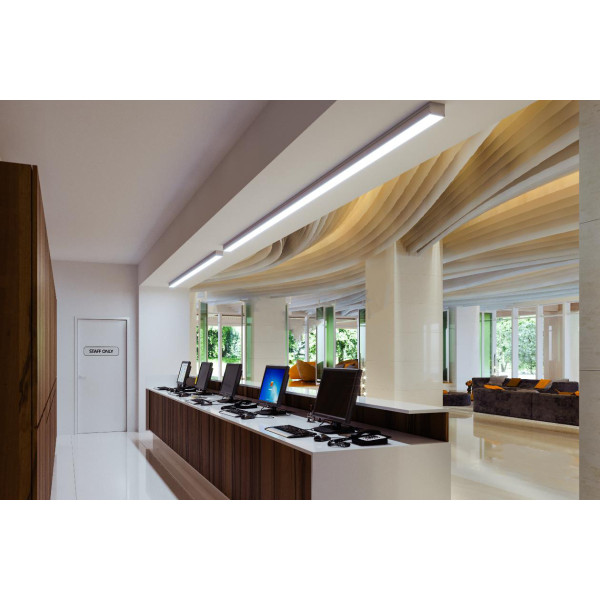 Профіль для світлодіодної стрічки Lumines LARGO срібло - фото №2