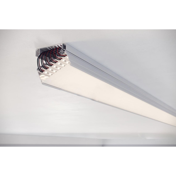 Профіль для світлодіодної стрічки Lumines LARGO срібло - фото №5