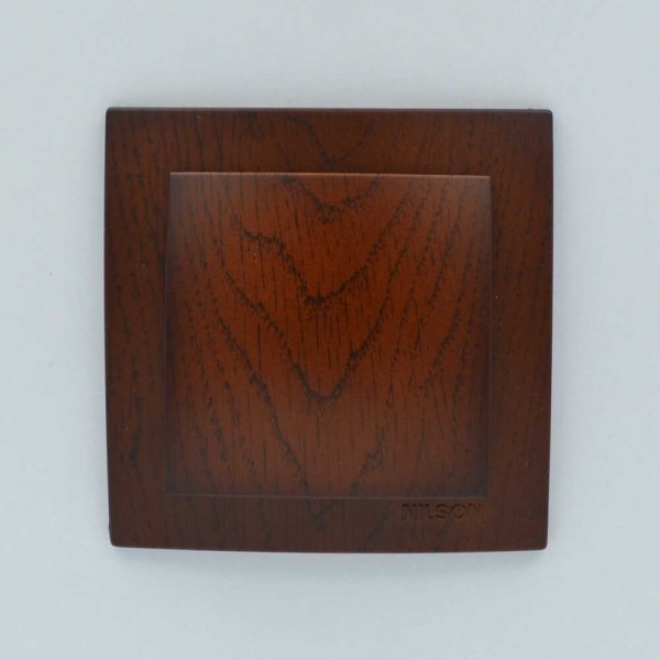 Вимикач Nilson Touran горіх 1кл ( 24271001 ) - фото №1