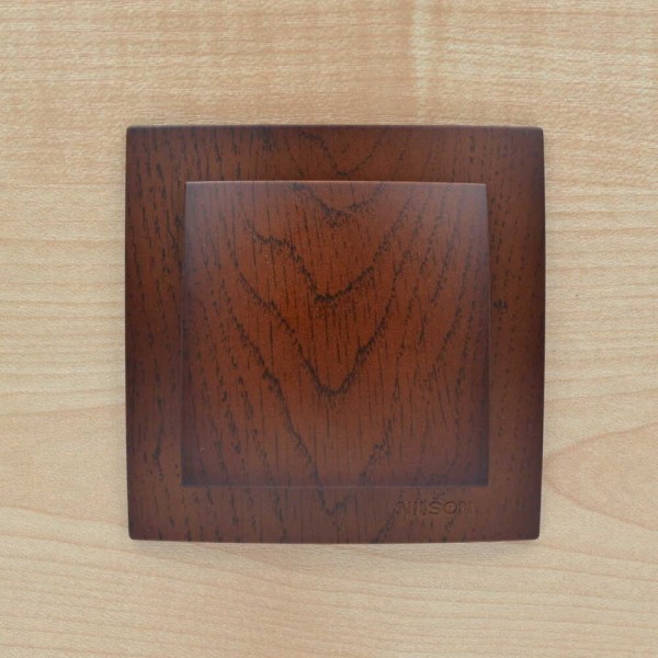 Вимикач Nilson Touran горіх 1кл ( 24271001 ) - фото №4