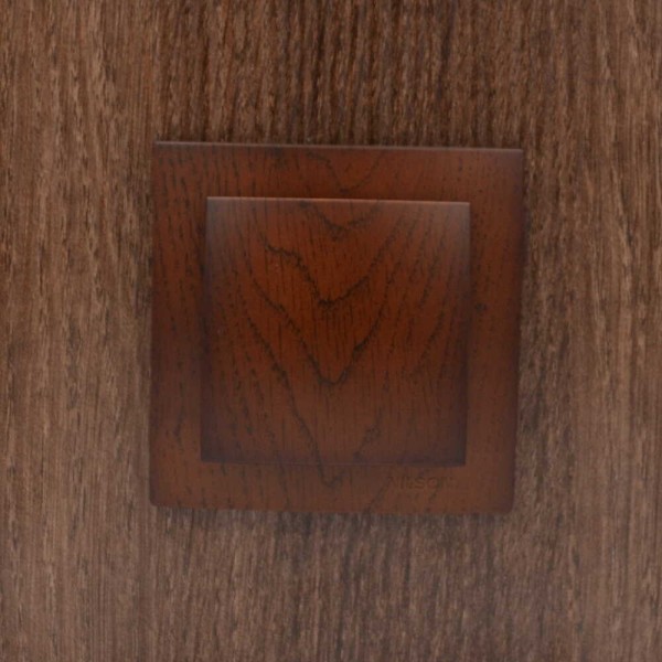 Вимикач Nilson Touran горіх 1кл ( 24271001 ) - фото №5