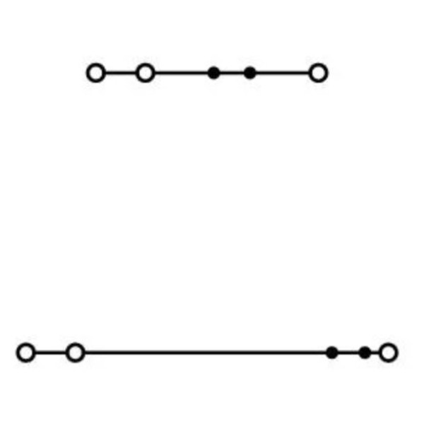 Дворівнева L клема Wago 870-531 (сіра) - фото №2