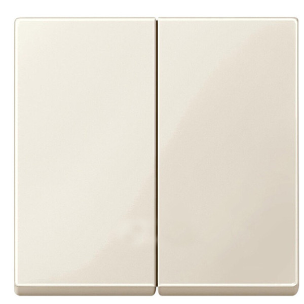 Клавіша вимикача подвійна SYSTEM M бежева Merten, MTN432544