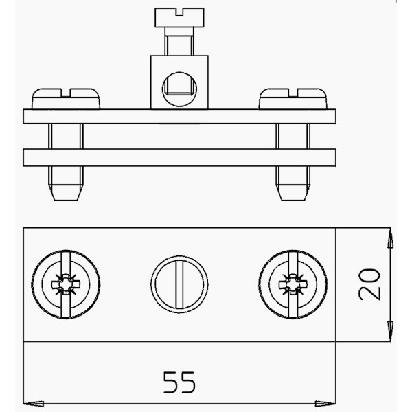 Зажим для подключения плоского проводника OBO Bettermann (5043107) G (5-10 мкм) - фото №1