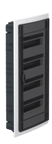 Врізний щит Schneider Electric PrismaSeT XS LVSXP418 4 ряди 72М димчасті двері - фото №2