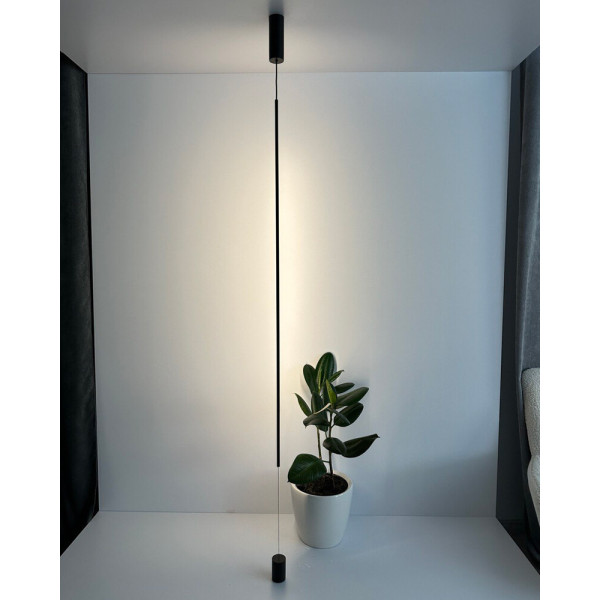 Подвесной светильник, люстра Nowodvorski 10857 Vertic LED 1x19W 4000K 700Lm IP20 черный - фото №1