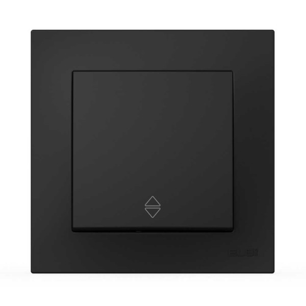 Выключатель EL-BI VEGA черный мат 1-кл проходной ( 510-014800-209 )
