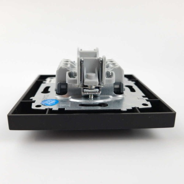 Выключатель EL-BI VEGA черный мат 1-кл проходной ( 510-014800-209 ) - фото №4