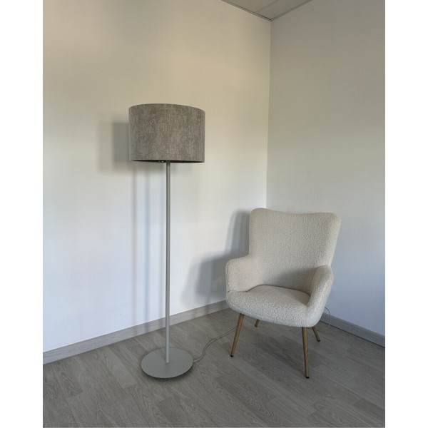 Торшер Nowodvorski 11667 Cedro E27 1x25W IP20 світло-сірий - фото №1