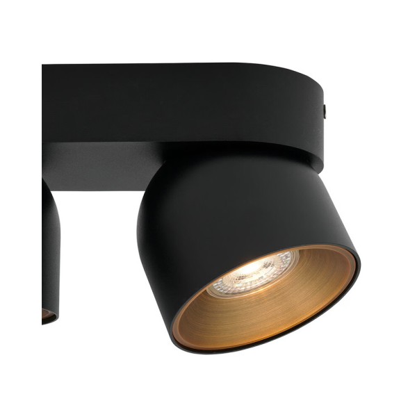 Світильник поворотний, спот Nordlux 2310410103 Pitcher GU10 2x10W IP20 чорний - фото №4