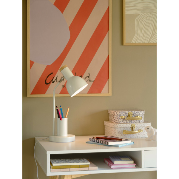 Настільна лампа Nordlux 2512405001 Devone E27 1x15W IP20 біла - фото №1