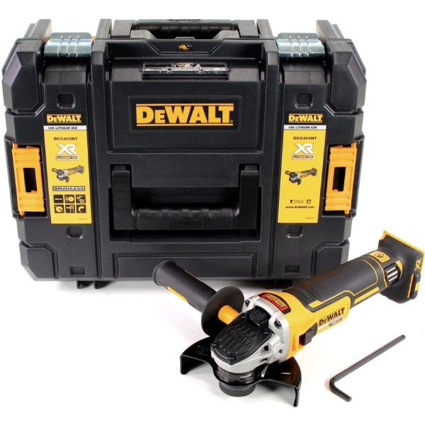 Акумуляторна шліфувальна машина DeWALT DCG405NT 18В - фото №2