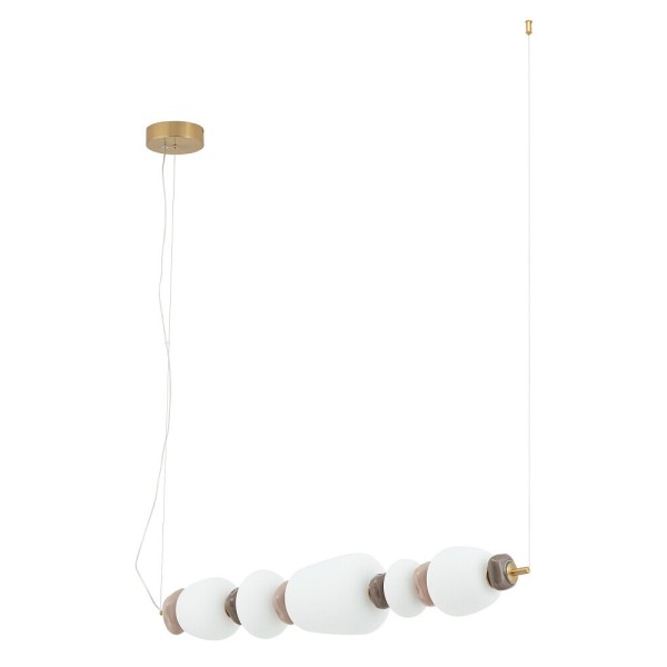 Підвісний світильник, люстра Nowodvorski 11699 Ceramic Horizontal LED 1x26W 3000K 2000Lm IP20 білий - фото №2