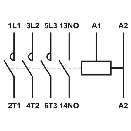 Магнитный пускатель Promfactor FC-3/32А 1NO AC230В (FC30032230) - фото №3