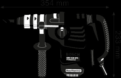 Перфоратор Bosch GBH 3-28 DFR Professional - фото №2