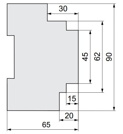 Реле контролю фаз F&F CP-731 150-290В 8А - фото №4
