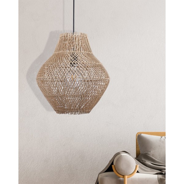 Підвісний світильник, люстра Goldlux 330420 Ontake E27 1x20W IP20 бежевий - фото №1