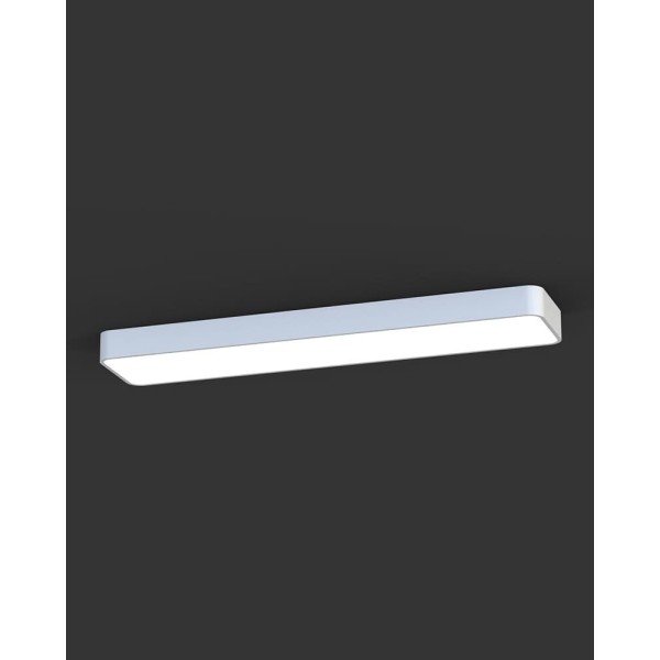 Потолочный светильник Nowodvorski 7542 Soft LED T8LED 2x16W 3000K 2300Lm IP20 белый - фото №1