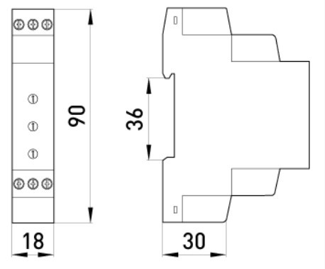 Реле напряжения E.Next e.control.v02 - фото №1