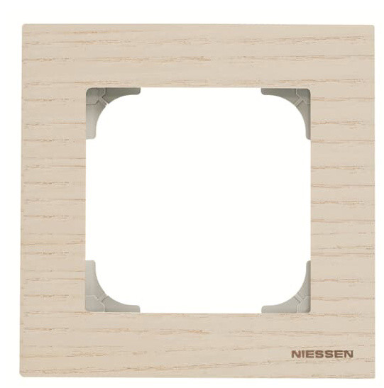 Одноместная рамка ABB Sky 2CLA857100A2001 8571 FR (ясень)