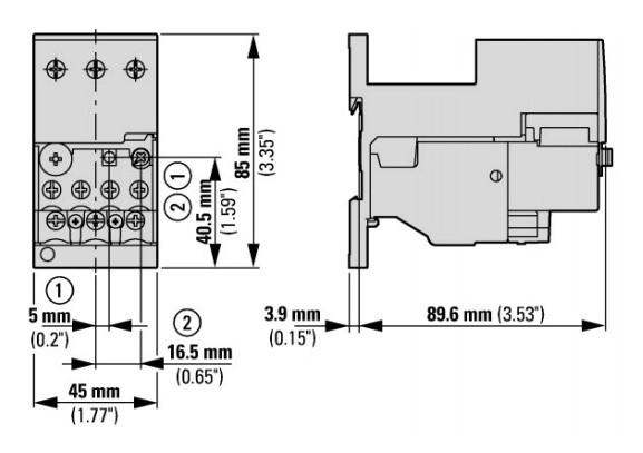 Тепловое реле Eaton Moeller ZB32-32 - фото №5