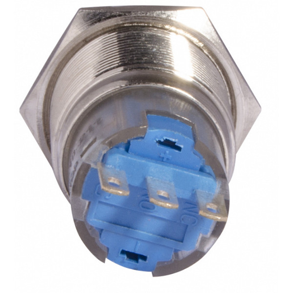 Металева кнопка Аско-Укрем TYJ 19-211 1NO+1NC (A0140010108) - фото №1