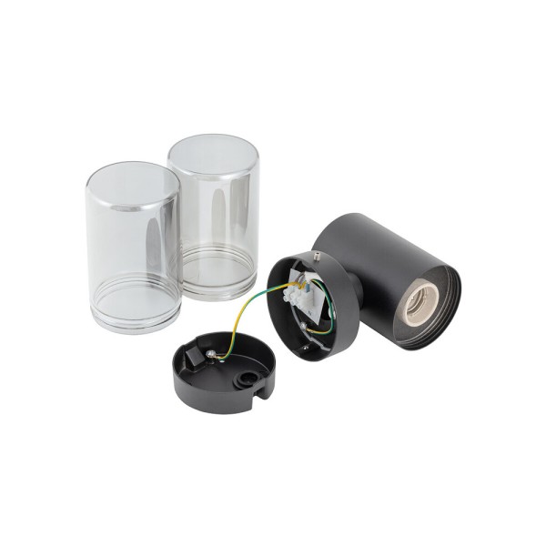 Вуличний світильник Nowodvorski 11372 Ida II E27 2x10W IP44 чорний - фото №4