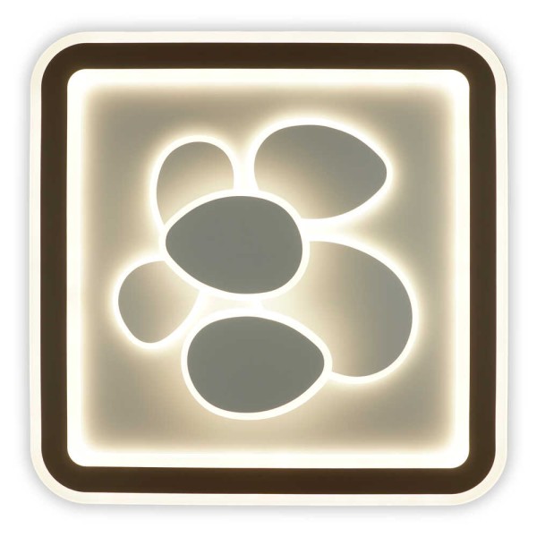 Світильник LED smart OREO+пульт 120W 3000-6000K IP20 коричневий квадрат ( 220415 ) - фото №1